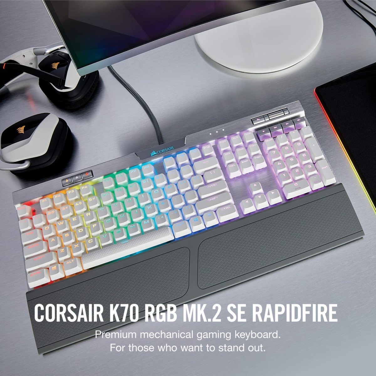 CORSAIR K70 RGB MK.2 SE Mechanical RAPIDFIRE Gaming Keyboard